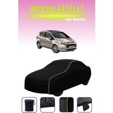 Cemku Siyah [ford B-Max] Uyumlu Neon Fitilli Araba Brandası, Su ve Toz Geçirmez