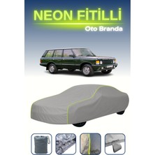 Cemku Gri [land Rover Range Rover 1988 - 1994] Uyumlu Neon Fitilli Araba Brandası, Su ve Toz Geçirmez