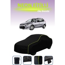 Cemku Siyah [hyundai I30] Uyumlu Neon Fitilli Araba Brandası, Su ve Toz Geçirmez