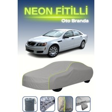 Cemku Gri [chevrolet Caprice Vı] Uyumlu Neon Fitilli Araba Brandası, Su ve Toz Geçirmez