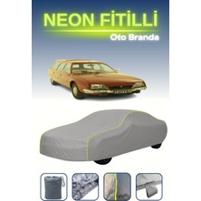 Cemku Gri [citroen Cx Break 1976 - 1982] Uyumlu Neon Fitilli Araba Brandası, Su ve Toz Geçirmez