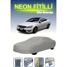 Cemku Gri [mercedes C-Serisi Coupe Amg (C204) 2011 - 2016] Neon Fitilli Araba Branda Su  Toz Geçirmez