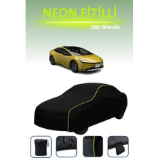 Cemku Siyah [toyota Prius 5] Uyumlu Neon Fitilli Araba Brandası, Su ve Toz Geçirmez