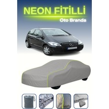 Cemku Gri [mercedes A-Serisi Coupe (W169) 2008 - 2012] Neon Fitilli Araba Brandası, Su ve Toz Geçirmez