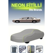 Cemku Gri [nissan Primera Sedan 1990 - 1993] Uyumlu Neon Fitilli Araba Brandası, Su ve Toz Geçirmez