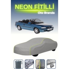 Cemku Gri [opel Astra Cabriolet 1995 - 1999] Uyumlu Neon Fitilli Araba Brandası, Su ve Toz Geçirmez