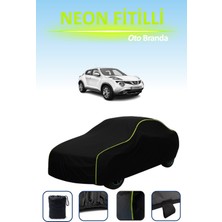 Cemku Siyah [nissan Juke 2010 - 2019] Uyumlu Neon Fitilli Araba Brandası, Su ve Toz Geçirmez