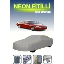 Cemku Gri [honda Accord Coupe Us 2003 - 2005] Uyumlu Neon Fitilli Araba Brandası, Su ve Toz Geçirmez