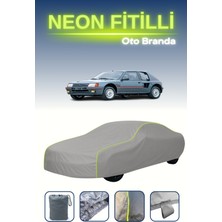 Cemku Gri [peugeot 205 T16 1984 - 1985] Uyumlu Neon Fitilli Araba Brandası, Su ve Toz Geçirmez