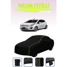 Cemku Siyah [chevrolet Spark Ev] Uyumlu Neon Fitilli Araba Brandası, Su ve Toz Geçirmez