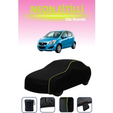Cemku Siyah [suzuki Splash] Uyumlu Neon Fitilli Araba Brandası, Su ve Toz Geçirmez