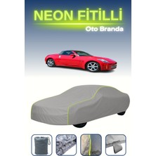 Cemku Gri [nissan 350Z 2002 - 2005] Uyumlu Neon Fitilli Araba Brandası, Su ve Toz Geçirmez