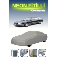 Cemku Gri [nissan Avenir] Uyumlu Neon Fitilli Araba Brandası, Su ve Toz Geçirmez