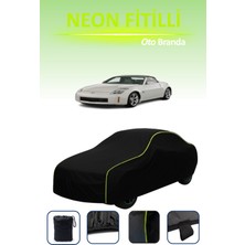 Cemku Siyah [nissan 350Z Roadster 2008 - 2009] Uyumlu Neon Fitilli Araba Brandası, Su ve Toz Geçirmez