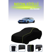 Cemku Siyah [bmw 1 Serisi (F20) Lcı 2017 - 2019] Uyumlu Neon Fitilli Araba Brandası, Su ve Toz Geçirmez