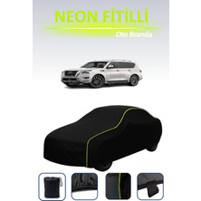 Cemku Siyah [nissan Armada 2016 - 2021] Uyumlu Neon Fitilli Araba Brandası, Su ve Toz Geçirmez