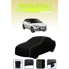 Cemku Siyah [hyundai I20 1] Uyumlu Neon Fitilli Araba Brandası, Su ve Toz Geçirmez