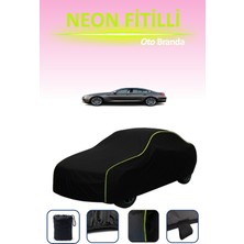 Cemku Siyah [bmw 6 Serisi Gran Coupe (F06) 2012 - 2015] Neon Fitilli Araba Brandası, Su ve Toz Geçirmez