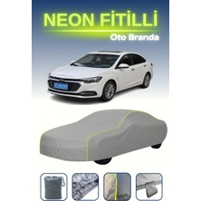 Cemku Gri [chevrolet Monza] Uyumlu Neon Fitilli Araba Brandası, Su ve Toz Geçirmez