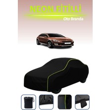 Cemku Siyah [peugeot Peugeot 508 Rxh 2011 - 2014] Uyumlu Neon Fitilli Araba Brandası, Su ve Toz Geçirmez