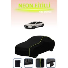 Cemku Siyah [citroen Ds7] Uyumlu Neon Fitilli Araba Brandası, Su ve Toz Geçirmez