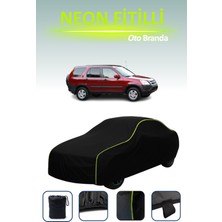 Cemku Siyah [honda Cr-V 2002 - 2004] Uyumlu Neon Fitilli Araba Brandası, Su ve Toz Geçirmez