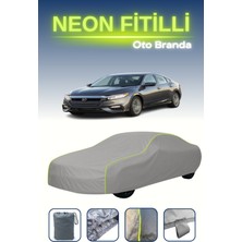 Cemku Gri [honda Insight] Uyumlu Neon Fitilli Araba Brandası, Su ve Toz Geçirmez