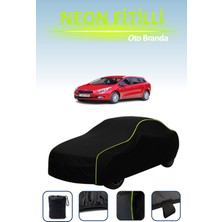 Cemku Siyah [kia CEE'D Sportwagon 2012 - 2021] Uyumlu Neon Fitilli Araba Brandası Su ve Toz Geçirmez