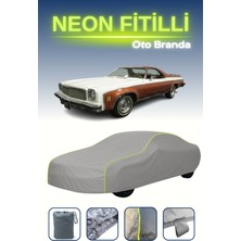 Cemku Gri [chevrolet Malibu El Camino] Uyumlu Neon Fitilli Araba Brandası, Su ve Toz Geçirmez