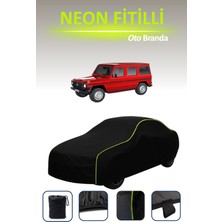 Cemku Siyah [mercedes-Benz G-Class] Uyumlu Neon Fitilli Araba Brandası, Su ve Toz Geçirmez