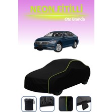 Cemku Siyah [volkswagen Jetta] Uyumlu Neon Fitilli Araba Brandası, Su ve Toz Geçirmez