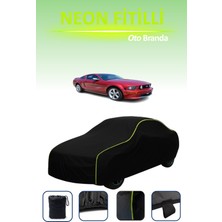 Cemku Siyah [ford Mustang V] Uyumlu Neon Fitilli Araba Brandası, Su ve Toz Geçirmez