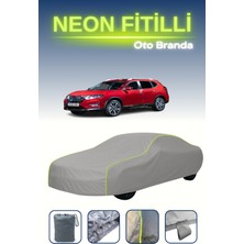 Cemku Gri [nissan X-Trail 2017 - 2021] Uyumlu Neon Fitilli Araba Brandası, Su ve Toz Geçirmez