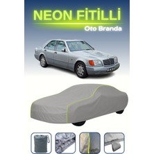 Cemku Gri [mercedes S-Serisi (W140) 1991 - 1995] Uyumlu Neon Fitilli Araba Brandası, Su ve Toz Geçirmez