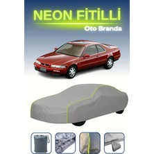 Cemku Gri [honda Legend 1 Coupe] Uyumlu Neon Fitilli Araba Brandası, Su ve Toz Geçirmez