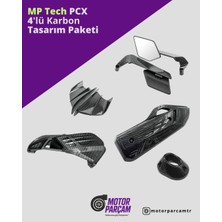 Honda Pcx 2021-2024 4'lü Karbon Tasarım Paketi
