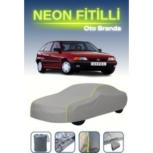 Cemku Gri [opel Astra 5 Kapılı 1991 - 1994] Uyumlu Neon Fitilli Araba Brandası, Su ve Toz Geçirmez