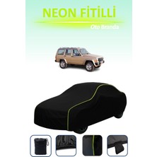 Cemku Siyah [jeep Cherokee 1984 - 1997] Uyumlu Neon Fitilli Araba Brandası, Su ve Toz Geçirmez