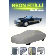 Cemku Gri [mercedes Ce Cabriolet (A124) 1995 - 1997] Neon Fitilli Araba Brandası, Su ve Toz Geçirmez