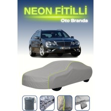 Cemku Gri [mercedes E-Serisi T-Modell (S211) 2003 - 2006] Neon Fitilli Araba Brandası, Su ve Toz Geçirmez