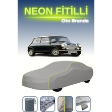 Cemku Gri [mini Cooper Mini Classic 1997 - 2000] Uyumlu Neon Fitilli Araba Brandası, Su ve Toz Geçirmez