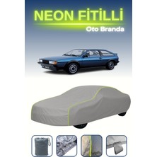 Cemku Gri [volkswagen Scirocco 1981 - 1991] Uyumlu Neon Fitilli Araba Brandası, Su ve Toz Geçirmez