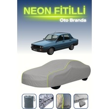 Cemku Gri [renault 12] Uyumlu Neon Fitilli Araba Brandası, Su ve Toz Geçirmez