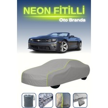 Cemku Gri [chevrolet Camaro Convertible 2011 - 2013] Neon Fitilli Araba Brandası, Su ve Toz Geçirmez