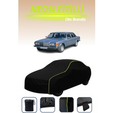 Cemku Siyah [mercedes E-Serisi (W123) 1975 - 1985] Uyumlu Neon Fitilli Araba Brandası, Su ve Toz Geçirmez