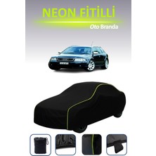 Cemku Siyah [audi Rs4 2000 - 2001] Uyumlu Neon Fitilli Araba Brandası, Su ve Toz Geçirmez