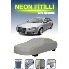 Cemku Gri [audi A4 Avant 2004 - 2007] Uyumlu Neon Fitilli Araba Brandası, Su ve Toz Geçirmez