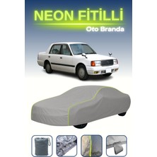 Cemku Gri [toyota Crown Comfort] Uyumlu Neon Fitilli Araba Brandası, Su ve Toz Geçirmez