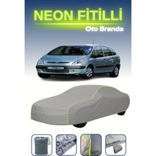 Cemku Gri [citroen Xsara Picasso 1999 - 2004] Uyumlu Neon Fitilli Araba Brandası, Su ve Toz Geçirmez