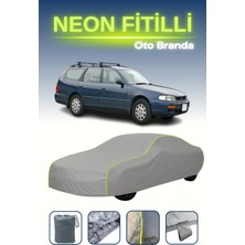 Cemku Gri [toyota Scepter Sw] Uyumlu Neon Fitilli Araba Brandası, Su ve Toz Geçirmez